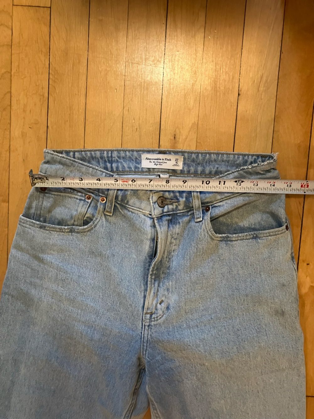 Abercrombie & Fitch 90s Relaxed Jean High Rise Curve Love - Picture 8 of 14